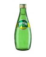 Carbonated drink PERRIER Lime, glass, 0.33 l