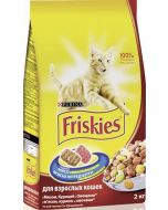 Cat food FRISKIES with meat, 2kg