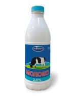 Pasteurized milk EKOMILK 2,5% without milk fat substitute, 930 ml