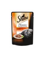 Wet food for adult cats SHEBA Pleasure slices in sauce. Veal and tongue 85 grams