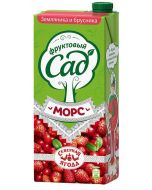 Fruit drink FRUIT GARDEN Strawberry-lingonberry, 0.95 l