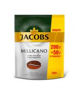 Ground coffee in instant JACOBS Monarch Millicano, 200 + 50 g
