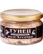 Natural tuna fillet TASTY CANNED FOOD, 190 g