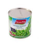 Green peas GREEN RAY delicate from brain varieties, 425 ml