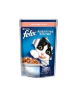FELIX cat food with salmon in jelly, 85 g