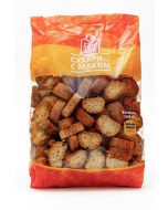 Crackers FINE LIFE Ukrainian with poppy seeds, 350 g