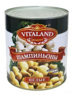 Canned champignons VITALAND Whole, 3100 ml