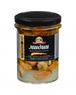 Mussels smoked in oil CAPTAIN OF FLAVORS, 210 g