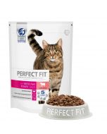 Complete dry food for adult cats Perfect Fit Adult with beef 650 grams