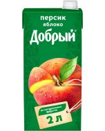 Nectar GOOD peach / apple, 2l