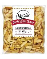 Potato wedges with peel MCCAIN, 2,5kg