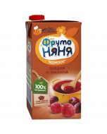 Compote FRUTONYANYA Banana-apple-cherry-raspberry, 0.5 l
