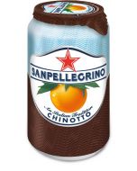 Carbonated drink SANPELLEGRINO Pomeranets, can, 0.33 l