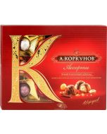 A.KORKUNOV dark candies + milk chocolate, 110 g