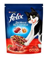 FELIX cat food Double yummy with meat, 300g