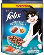FELIX cat food Double yummy with fish, 750g