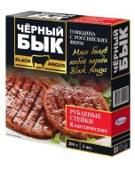 Beef steaks BLACK BULL frozen 3 pcs per package, 300 g