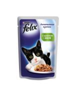 FELIX cat food with rabbit in jelly, 85 g