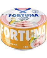 Tuna pieces FORTUNA in oil, 185g