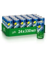 SPRITE carbonated drink in packing, 24x0.33l