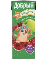 KIND juice for children Apple-cherry, 0.2 l