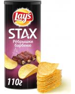 Chips LAYS Stax BBQ, 110g