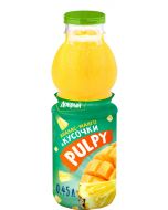 Juice drink GOOD Pulpy Pineapple-Mango with pineapple pieces, 0.45 L