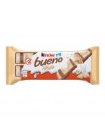 KINDER Bueno bar in white chocolate, 39 g