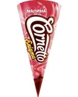 CORNETTO Enigma vanilla ice cream raspberry cone, 82g