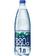 Carbonated mineral drinking water BONAQUA, 1 l