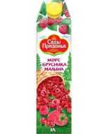 Fruit drink lingonberry-raspberry SADDONYA GARDEN, 1 l