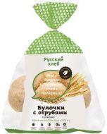 Buns RUSSIAN BREAD with bran, 6x50 g