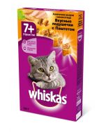 Dry food for cats over 7 years old Whiskas Delicious pads with pâté, Appetizing assortment with poultry meat 350 grams