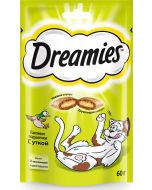 Treat for cats DREAMIES pillows with duck 60 grams