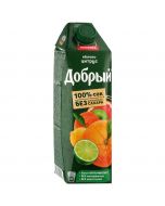 Juice GOOD apple and citrus, 100% juice without sugar, 1 l