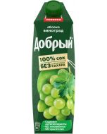 Juice GOOD Apple and grapes, 100% juice without sugar, 1 l