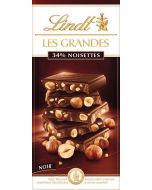 Dark LES GRANDES chocolate with hazelnuts, 13x150 g