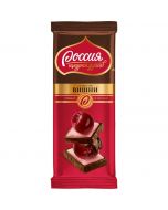 Chocolate RUSSIA with cherry flavor and crunchy balls.