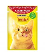 FRISKIES wet food for cats, with tongue, 85 g