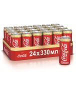 COCA-COLA Vanilla carbonated drink in an iron can, 0.33 l