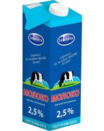 Milk 2.5% ECOMILK without milk fat substitutes 950 g