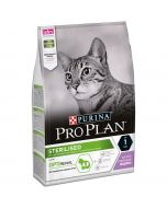 Purina Pro Plan Sterilized dry food for neutered and neutered cats, with turkey, 3 kg