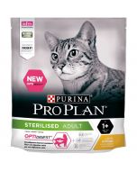 PURINA Pro Plan Sterilized Adult dry food for sterilized cats and neutered cats, with chicken, 400 g
