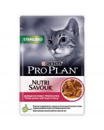 Wet food PURINA Pro Plan Nutri Savor for neutered and neutered cats, duck in sauce, 85 g