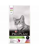 PURINA Pro Plan Sterilized Adult dry food for sterilized cats with duck and liver, 10 kg