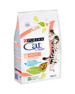 PURINA Cat Chow dry food for adult cats with sensitive digestion, poultry and salmon, 1.5 kg