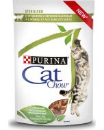 Wet food PURINA Cat Chow Adult 1+ for cats over 1 year old, lamb and green beans in spider jelly, 85 g