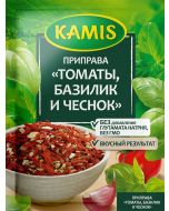 Seasoning tomatoes, basil, KAMIS garlic, 15 g