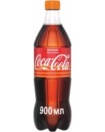 Carbonated drink COCA-COLA Orange, 0.9 L