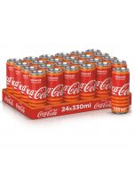 COCA-COLA Orange Vanilla Zero carbonated drink in iron can, 0.33 L